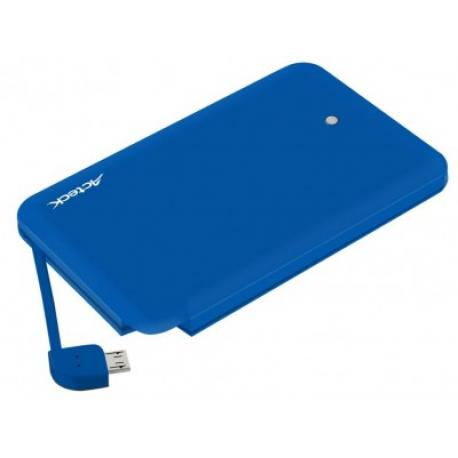 POWER BANK ACTECK 2500 MAH 1 PUERTO USB AZUL PB-250