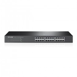 SWITCH TP-LINK TL-SF1024 24 PUERTOS 10/100MBPS NO ADMINISTRABLE, RACKMOUNT