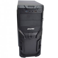 GABINETE ATX FUENTE 600W EVOTEC KABUL EV-1005