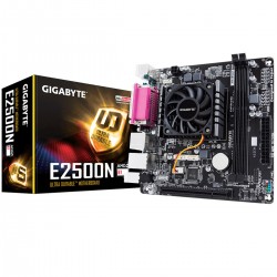 TARJETA MADRE GIGABYTE GA-E2500N, AMD DUAL CORE, RADEON HD 8240, 2 UDIMM DDR3 1333,