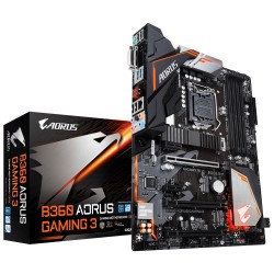 TARJETA MADRE GIGABYTE GA-B360 AORUS 4DDR4 1151 DVI HDMI 4USB2.0 4USB 3.1 3PCI-E 6SATA 1M.2 GA-B360 (B360 AORUS GAMING 3)