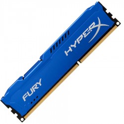 MEMORIA RAM KINGSTON UDIMM DDR3 4GB 1600MHZ HYPERX FURY BLUE CL10 240PIN 1.5V C/DISIPADOR DE CALOR