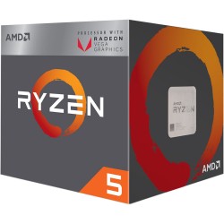 PROCESADOR AMD RYZEN 5 2400G 3.6GHZ 65W SOCKET AM4 WRAITH STEALTH