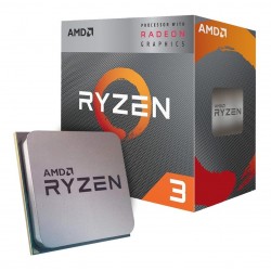 PROCESADOR AMD RYZEN 3 3200G S-AM4 65W 3.6GHZ TURBO 4 GHZ CACHE 6MB 4CPU 8GPU CORES/ VENTILADOR AMD WRAITH SPIRE/GRAFICOS RADEO