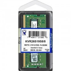 MEMORIA RAM SODIMM DDR4 KINGSTON 8GB 2666MHZ VALUE RAM (KVR26S19S6/8)