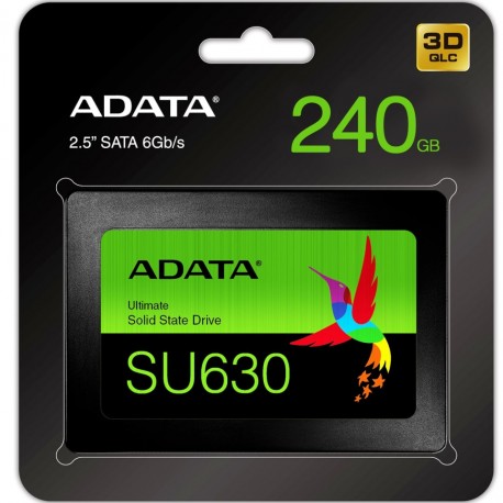 UNIDAD DE ESTADO SOLIDO SSD 240GB ADATA SU630 SATA III 2.5 (ASU630SS-240GQ-R)
