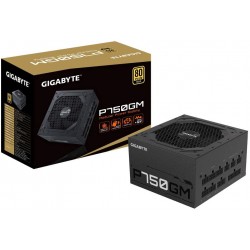 FUENTE DE PODER GIGABYTE 750W/80 PLUS GOLD ATX MODULAR NEGRO(GP-P750GM)