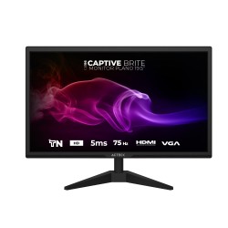 MONITOR ACTECK CAPTIVE BRITE CB195 19 PULGADAS 60HZ HDMI VGA 5MS HD TN LED (AC-939409)
