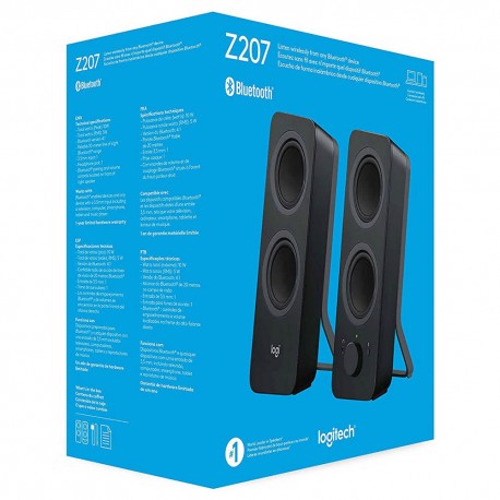 BOCINAS LOGITECH Z207 - BLUETOOTH/3.5 MM (980-001294)