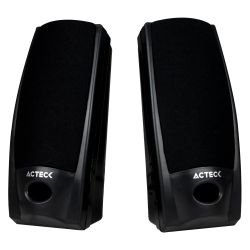 BOCINAS MULTIMEDIA ACTECK 2.0 3.5 MM 6W SONIDO ESTEREO NEGRO AX-2500 (AUBO-014)