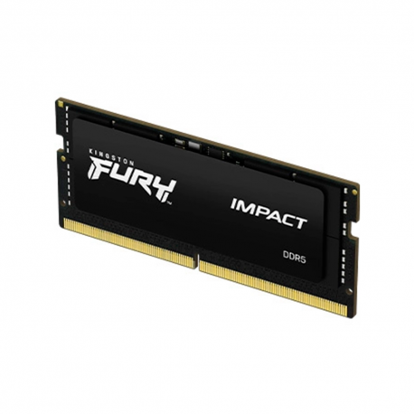 MEMORIA RAM KINGSTON FURY IMPACT DDR5 SODIMM 4800MHZ 8GB (1 X 8GB) NON-ECC CL38 (KF548S38IB-8)