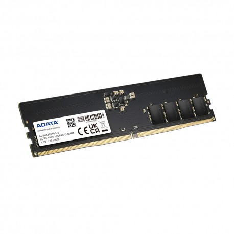 MEMORIA RAM ADATA AD5U480016G-S UDIMM DDR5 16GB 4800MHZ CL40 (AD5U480016G-S)
