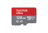 MEMORIA FLASH SANDISK ULTRA 128GB MICROSDXC UHS-I CLASE 10 CON ADAPTADOR (SDSQUNR-128G-GN3MA)