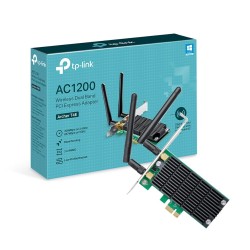 TARJETA INALAMBRICA TP-LINK ARCHER T4E PCIE/ AC1200 /DUAL BAND/2 ANT/ (ARCHER T4E)