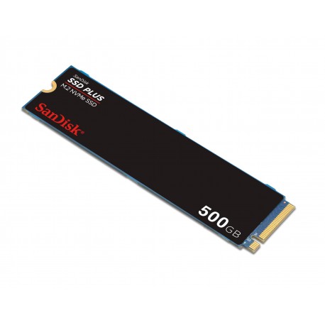 UNIDAD DE ESTADO SOLIDO SANDISK PLUS NVME SSD M.2 500GB 2500 MB/S ESCRITURA 2400 MB/S LECTURA PCI EXPRESS 3.0 (SDSSDA3N-500G-G2