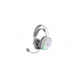 AUDIFONOS GAMER BALAM RUSH DIADEMA AEON HS999 7.1 ALAMBRICO/INALAMBRICO BLUETOOTH BLANCO (BR-936941)