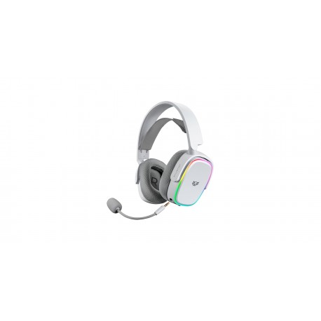 AUDIFONOS GAMER BALAM RUSH DIADEMA AEON HS999 7.1 ALAMBRICO/INALAMBRICO BLUETOOTH BLANCO (BR-936941)